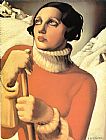 Tamara de Lempicka Saint Moritz painting